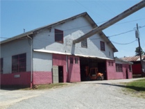 photograph of original Crouch Lumber shop building made in 2005