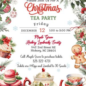 Christmas Tea Party