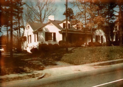 E. L. Hilts home, white two-story