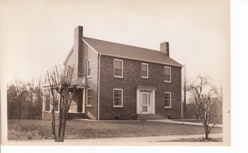 Unidentified home, brick two-story