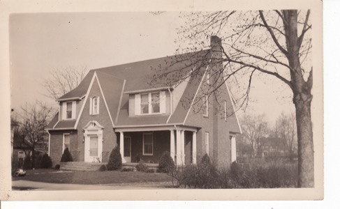Unidentified home, brick two-story